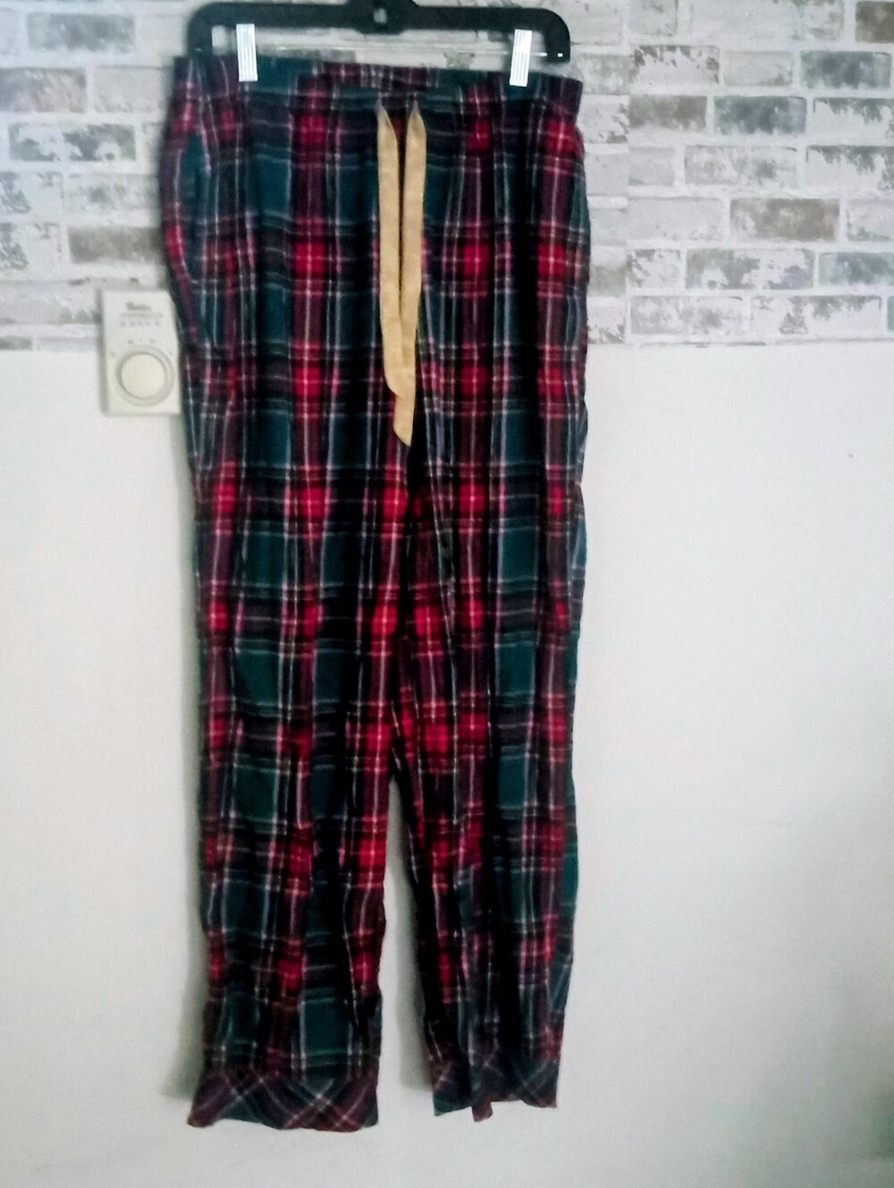 Victoria's Secret Plaid Pajama Pants- Red, Green & Black